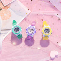 Reloj Digital Para Niños Resistente Al Agua Con Correa De Silicona Deportiva Pantalla LED De 7 Colores Regalo Para Estudiantes Para Niñas Y Niños Entre 3 Y 10 Años - details 2