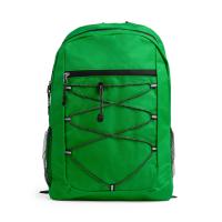Mochila deportiva unisex, estilo montañera, cuerda elástica frontal, bolsillos de cremallera y rejilla, Le Côté Chic - details 4