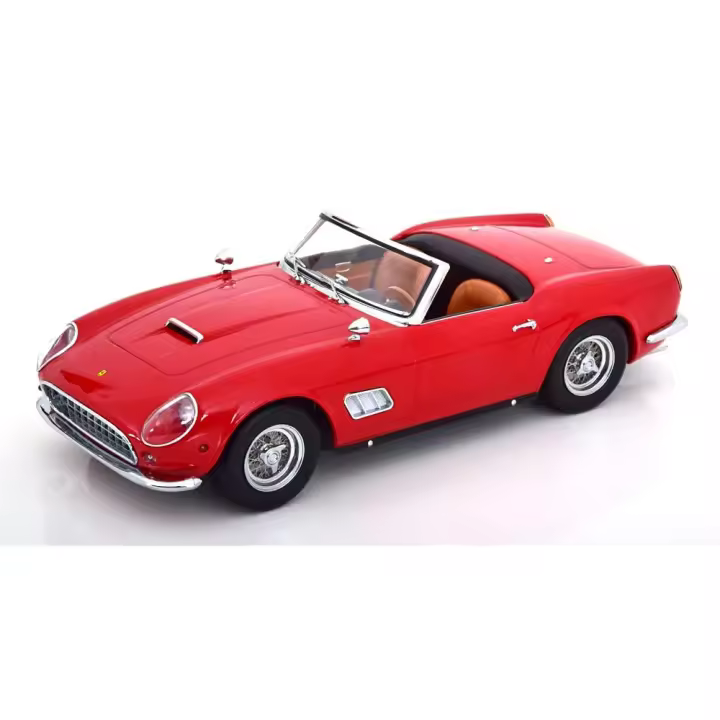 KK Escaleras 1/18 FERRARI 250 GT CALIFORNIA SPYDER ROJO 1960 VERSIÓN ESTADOUNIDENSE CON DESPRENDIBLE HARDTOP - KKDC181041 - 1