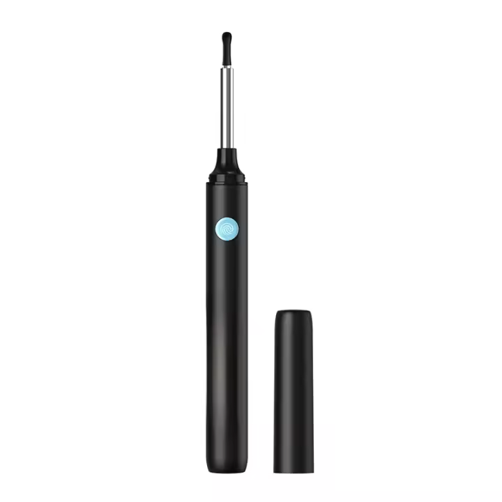 Palillo visual para oidos, Cuchillo para oidos con resolución HD de 1080P Y 6 Luces LED, función impermeable, transparente con Cámara, compatible con WiFi, adoptado para adultos, niños y mascotas. - 1
