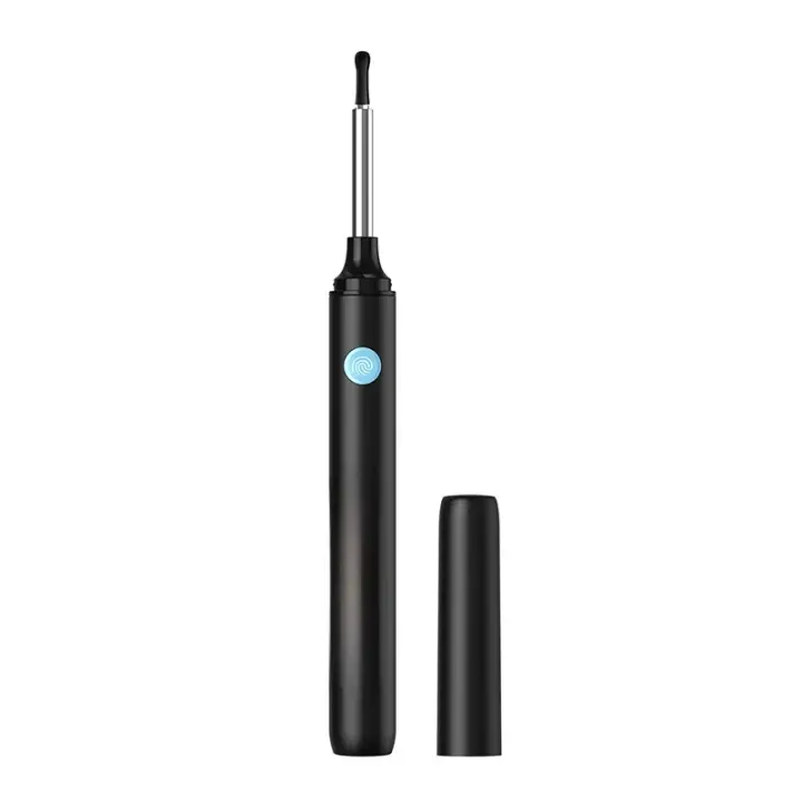 Palillo visual para oidos, Cuchillo para oidos con resolución HD de 1080P Y 6 Luces LED, función impermeable, transparente con Cámara, compatible con WiFi, adoptado para adultos, niños y mascotas. - 1