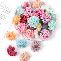 Cabezas De Flores Artificiales De Algodón Pura Seda Hydrangea 4cm Para Decoración De Hogar Boda Decoración De Matrimonio Accesorios De Coronas De Novia - details 4