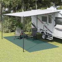 vidaXL Alfombrilla de camping 5,5x2,5 m Color Azul,  Crema,  Antracita y mas - details 4