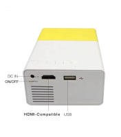 YG300 Proyector Portátil LED Para Teléfono Móvil Y Hogar Cine Con HDMI USB Para Laptop Corrección Mano Resolución 1920x1080dpi - details 3