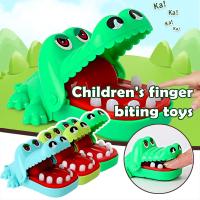 Juegos Clásicos Para Familia Con Dientes De Cocodrilo Juguete Divertido Para Niños Juego De Eliminación De Estrés En Forma De Dedo De Alligator - details 0