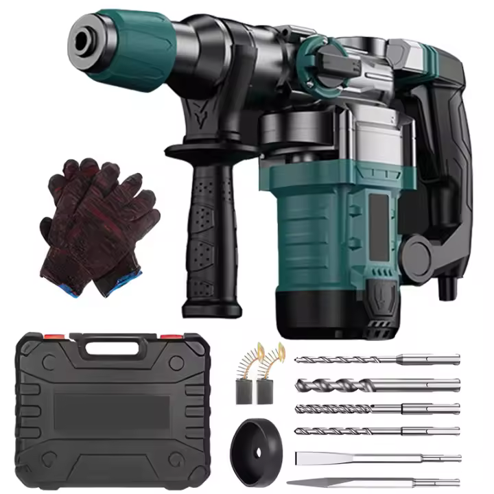1200W Rotary Electric Hammer Drill Concrete Perforator 220V Electric Hammer/Drill/Electric Pick For Demolition Concrete Slotting - 1