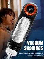 HESEKS Auto Masturbador Masculino Con Pantalla LED 10 Golpes 4 Succión 10 Vibraciones Vaginas Reales Juguetes Sexuales Para Hombres - details 3