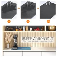 Alfombra De Cocina Grande Antiadherente Y Absorbente Super Alfombra De Drenaje Para Platos Y Tazas Alfombra De Secado Rápido Para Baño Material De Arcilla De Diatomeas Ecológica - details 5