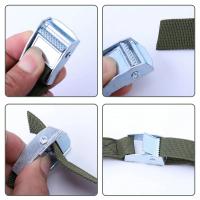 Cinta De Tensión Para Bicicleta Motocicleta Coche 1 Metro Con Hebilla Metálica Y Correa De Rescate Ropa Fuerte Para Equipaje Baggage Strap Buckle Tie-Down Belt - details 1