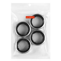 BESTONZON Anillo De Acero Inoxidable Para Botellas 4pcs Rojo Anti-Desbordamiento Y Antiparásitos Herramientas De Barra - details 2
