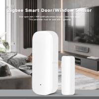 Sensor De Puerta Inteligente EWelink Zigbee Detector De Apertura Y Cierre De Ventanas Seguridad De Hogar Controlado Por App Smart Life Compatible Con Alexa Y Google Assistant - details 1