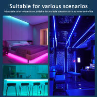 Tira De LED COB 5M 24V 6 Pines 12mm 840 Diodos RGB CCT WW CW 24 Volts Tira Flexível De Lâmpada Neon Para Decoração De Quarto - details 8