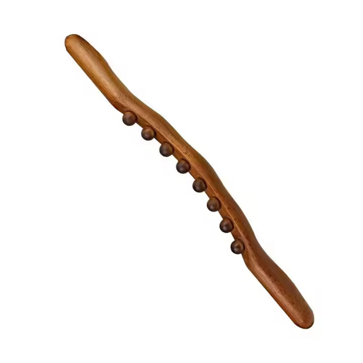 Masajeador De Madera De Abeto Universal Para Masaje Espalda Y Tratamiento De Puntos Terapéuticos Herramienta De Relajación Guasha Massajeador Abdominal - 1