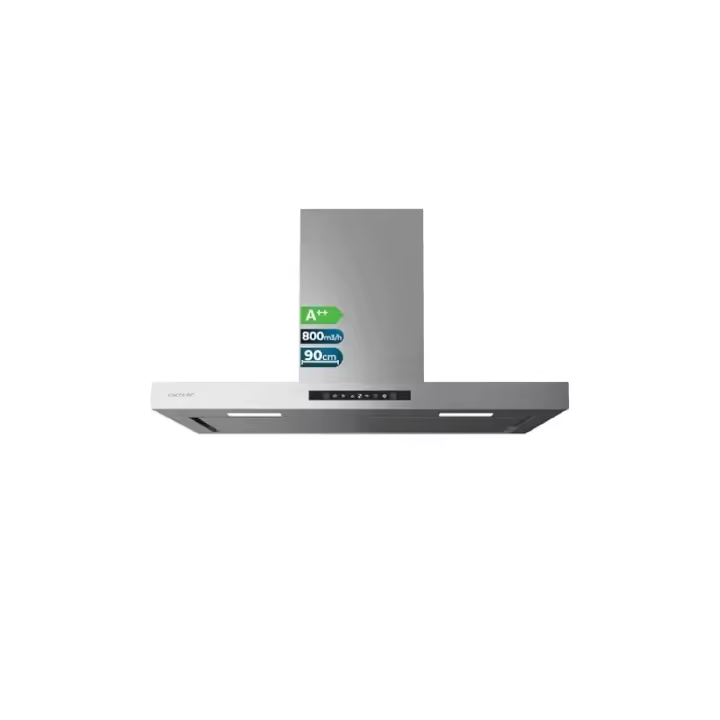 Cecotec Campanas "T" Bolero Flux TT 908000 Slim Glass Black A++ - 1