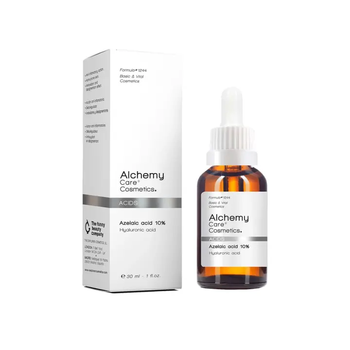 ALCHEMY CARE COSMETICS | SERUM ACIDS: AZELAIC ACID 10% 30MLSérum Facial | Piel más luminosa y poros menos visibles | Reduce las arrugas | la despigmentación y los poros | Revitalift Clinical - 1