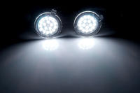 ANGRONG 2x Luz De Puddle Led Lateral Para Espejo Ford Focus C-Max Kuga Mondeo Fusion Ranger Expedition F-150 Edge S-Max Luz Xenon Blanca 6000K - details 3