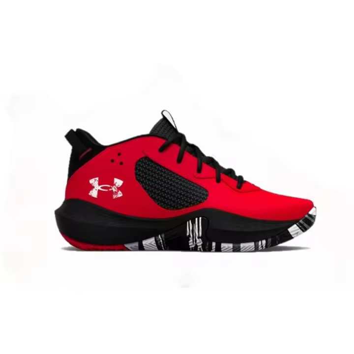 Zapatillas de Baloncesto Under Armour Lockdown 6 para niños en color rojo - 1