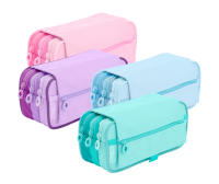Office Box BLUSH PASTEL Estuche Triple con Cierre de Cremallera - Organización Eficiente - details 0