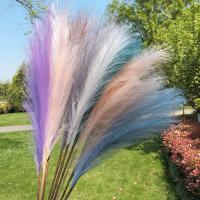 90/120cm Pampas Artificial En Broche Flor Artificial Para Decoración De Habitaciones Jardín Boda Exterior Simulación De Planta De Rama - details 6