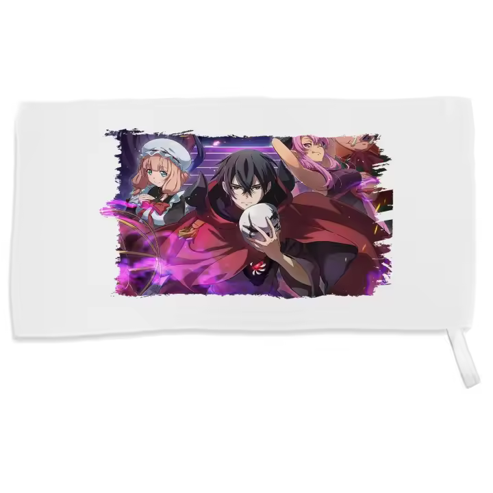 MERCHANDMANIA TOALLA PEQUEÑA ABSORBENTE Maougun Saikyou no Majutsushi mago suave personalizada con cinta elastica - 1