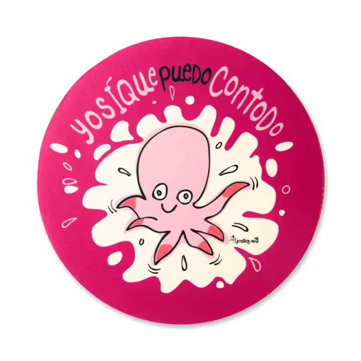 YOSIQUESE Alfombra Ratón | Modelo: 'Yosíquepuedocontodo' | Productos y regalos solidarios hechos por personas con discapacidad - 1