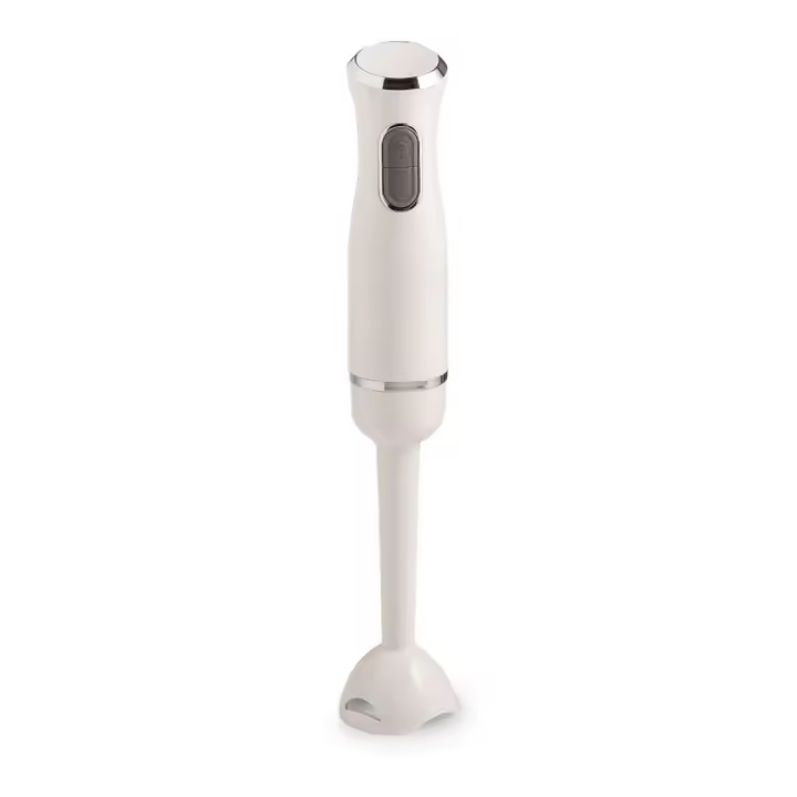 Innoliving Batidora de Mano, Potencia de 400W, 2 Velocidades con Botón Turbo, Pie Desmontable, Cuchillas de Acero Inoxidable, Anillo para Colgar, Potente y Versátil (Pie de Plástico) - 1