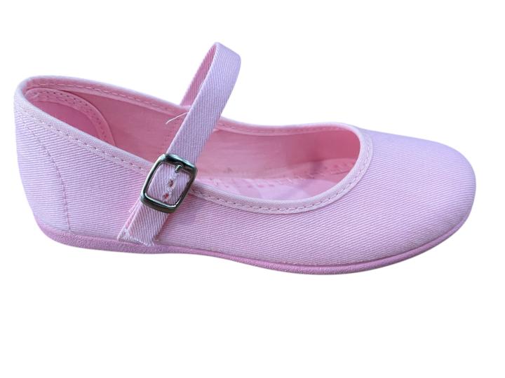 Pink canvas mary janes andrea ruiz 790