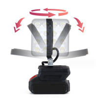 Lámpara De Trabajo LED Para Batería Makita 18V Luz De Emergencia Portátil Farol Para Camping Lámpara De Inundación 3/4 Pulgadas - details 2