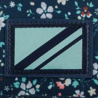 Estuche triple Pepe Jeans azul oscuro con estampado floral 22 x 12 x 5 cm - Tres compartimentos cerrados con cremallera para mejorar la organización - cremallera principal y secundaria, doble bolsillo interior - asa lateral - diseño moderno y versáti - details 3