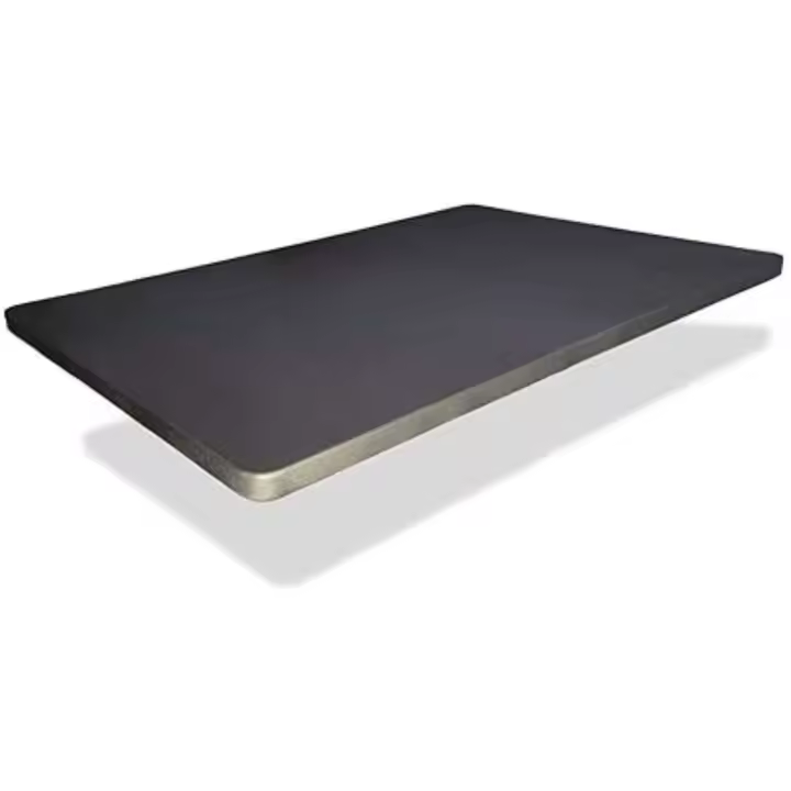 Base Tapizada Gris Marengo 5 Refuerzos Transversales, Tubo 40x30 mm, Tejido 3D Transpirable, 6cm Grosor (105x190, Sin Patas) - 1
