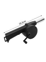 Pequeño Ventilador De Mano Portátil Para Exteriores Y Camping Negro Adecuado Para Barbacoas Picnics Y Combustión De Carbón - details 4