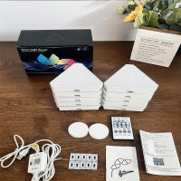 Lámparas De Triángulo USB Bluetooth 5V WiFi Luz LED RGB Para Ambiente De Juego Y Dormitorio Sincronización De Música Lámparas Mágicas Rítmicas - details 21
