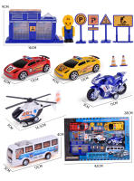 Juego De Modelos De Camiones De Incendio Y Coches Para Niños Kit De Juguete De Ingeniería Con Avión Y Tren Excavadora Regalo Para Niños - details 16