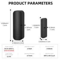 Sensor De Puerta Y Ventana Inteligente Tuya WiFi O ZigBee Detector De Apertura Y Cierre De Puertas Y Ventanas Para Hogar Inteligente Con Alarma Remota Por APP Incluye Batería DC 3V LR03 - details 9