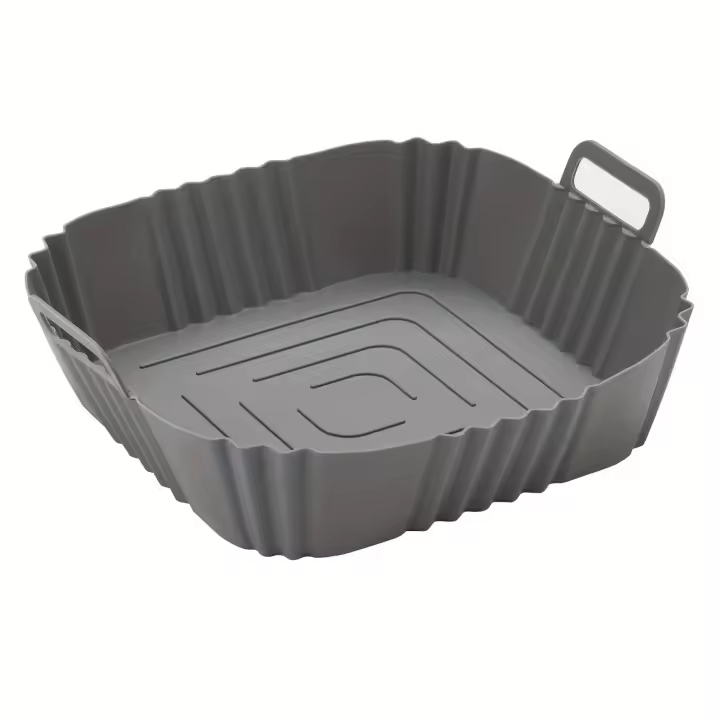 Plato De Horno Y Air Fryer De Silicona 22cm Reutilizable Accesorio Para Pizzas Y Pollo Frito Resistente a Químicos Originales De China - 1