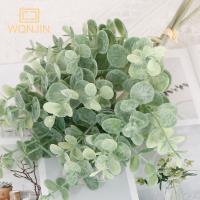6PCS Hojas De Eucalipto Artificiales Para Decoración De Navidad Arco De Flores Falsas Para Pastel DIY Y Hogar - details 5
