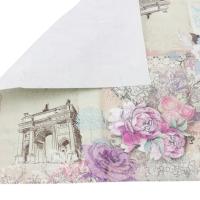 20 Piezas De Servilletas De Papel Impresas Con Rosa Para Decoración De Eventos Y Fiestas Tamaño 33cm*33cm Decoupage Desechable Estilo Dobby - details 3