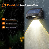 Lámpara De Pared Solar Para Jardín Con Modos RGB Blanco Cálido Luz Decorativa Impermeable Para Patio Puerta Y Cerca Exterior - details 6