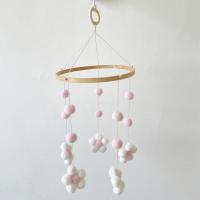 Campana De Viento De Peluche Nórdica Con Flor Para Habitación De Niños Tienda De Ropa Infantil Decoración De Habitación Para Bebés - details 6