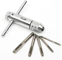 Sujetador De Abrazadera De Tornillo Con Mango Ajustable En Plata Para Herramientas De Jardín Y Bricolaje 5pcs M3-M8 3mm-8mm Tap De Hilo Métrico Tipo T - details 2