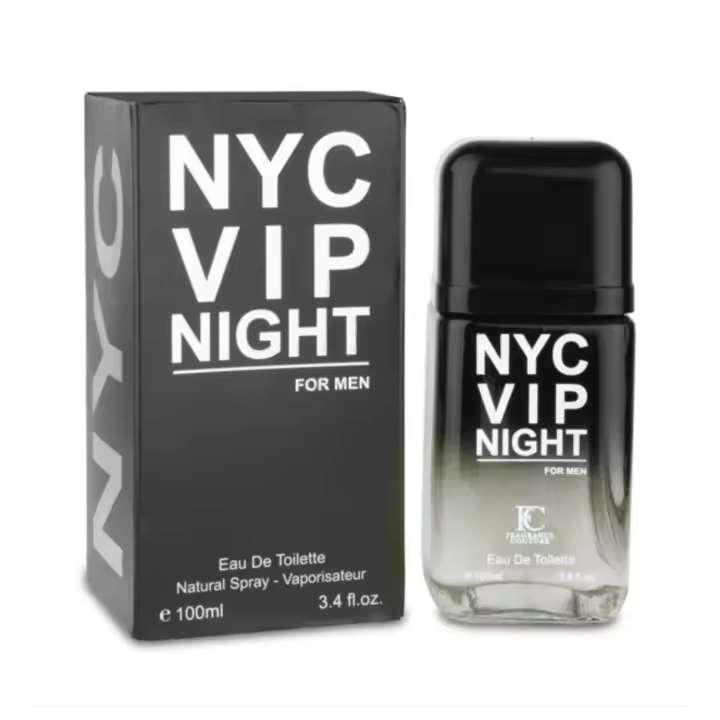 PERFUME ÁRABE PARA HOMBRE NYC VIP NIGHT EN 100 ML DE FRAGANCE COUTERE - 1