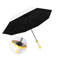 Paraguas Tricromático Demon Slayer Katana De Tercer Plegado Kimetsu No Yaiba Espada Japonesa De Tamaño Real Para Adultos Accesorio De Anime Para Lluvia Y Sol - details 10