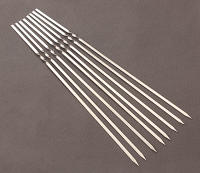 10/15/20Pcs Brochetas De Acero Inoxidable Para Barbacoa Reutilizables Herramientas De Cocina Para Camping Y Picnics Al Aire Libre - details 5