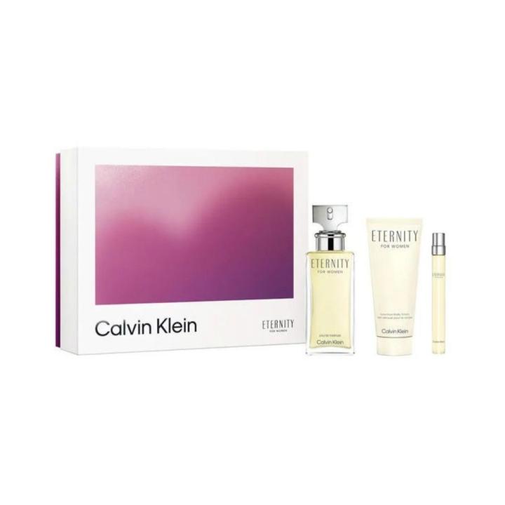 Calvin Klein - Eternity For Women Set regalo para mujer100 Ml. + Loción Corporal 100 Ml. + Espray de viaje 10ml. |… — oferta en Miravia