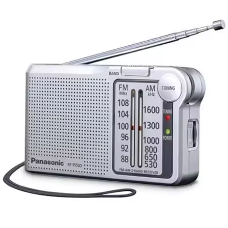 Radio Portatil Panasonic RF-P150D/ Plata - 1