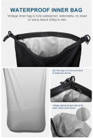 Bolsa De Asiento Trasero Multifuncional Para Motocicleta Impermeable De 10L 20L 30L Equipamiento De Motocross Para Viajes Al Aire Libre - details 14