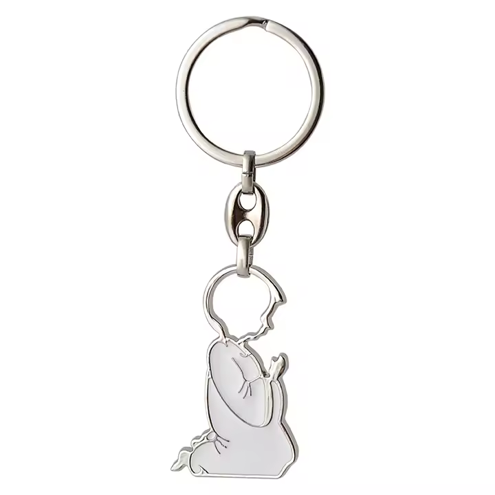 CADENA METAL BLANCO 5X10CM - 1