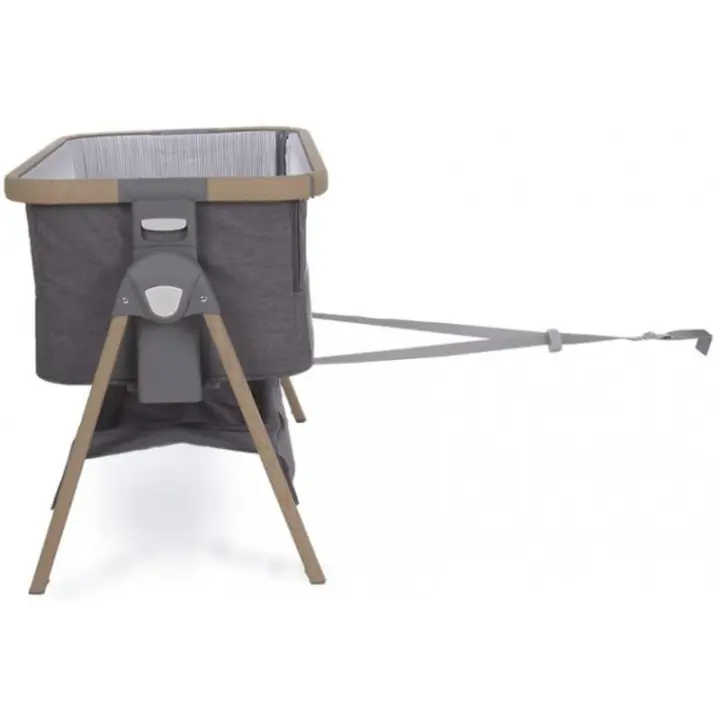 Kikka Boo Cuna Nanna de madera Gris Oscuro Melange - Cunas … - 1