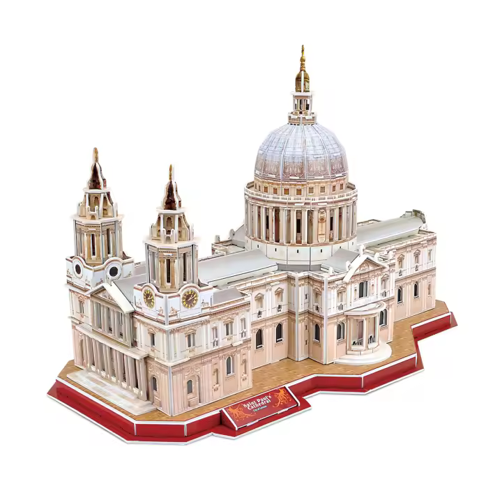 DAM. Puzle 3D de cartón de la Catedral de San Pablo en Londres. 107 piezas. 40x23x27cm. - 1