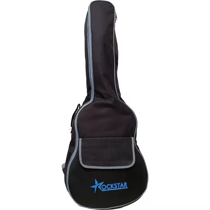 ROCKSTAR MUSIC Funda Acolchada Guitarra Clásica Flamenco - Impermeable, Bolsillos Accesorios, Transporte Cómodo - 1